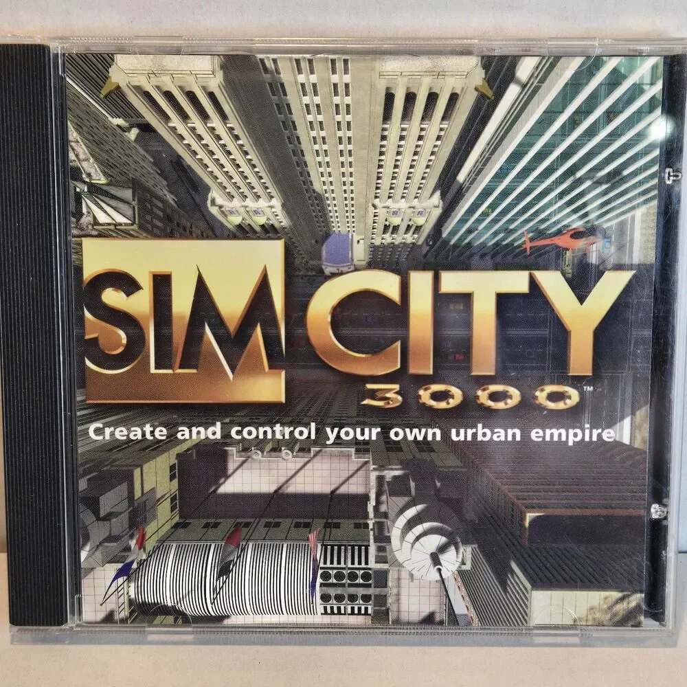 SimCity 3000 PC CD-ROM Game Vintage 1999 Classic Retro City Builder CIB Tested